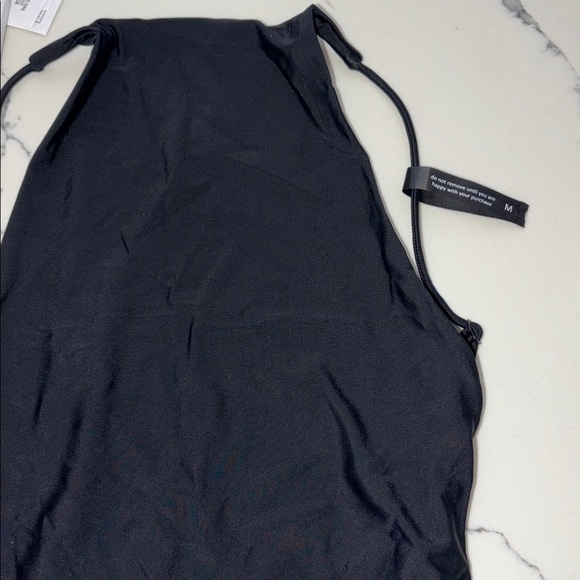 Ark Swimwear Black High Neck One Piece swimsuit size Medium - Picture 6 of 8
